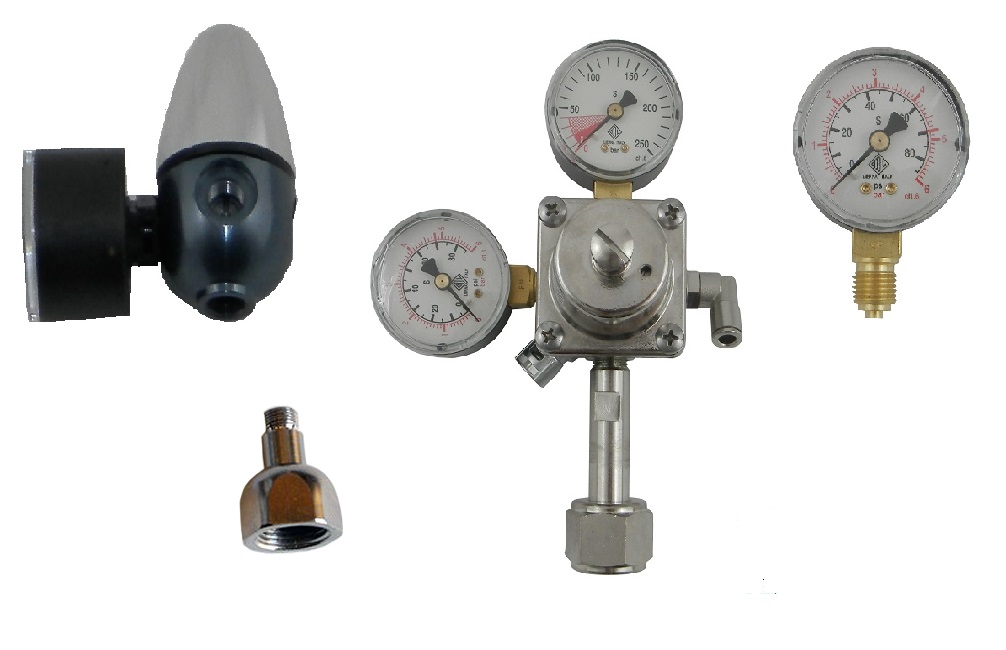 CO2 pressure regulators